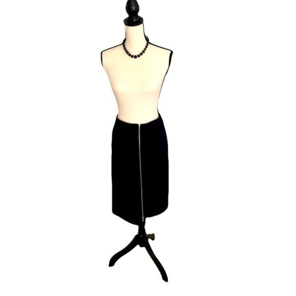 Nine West Asymmetrical Zip Front Skirt Size 12